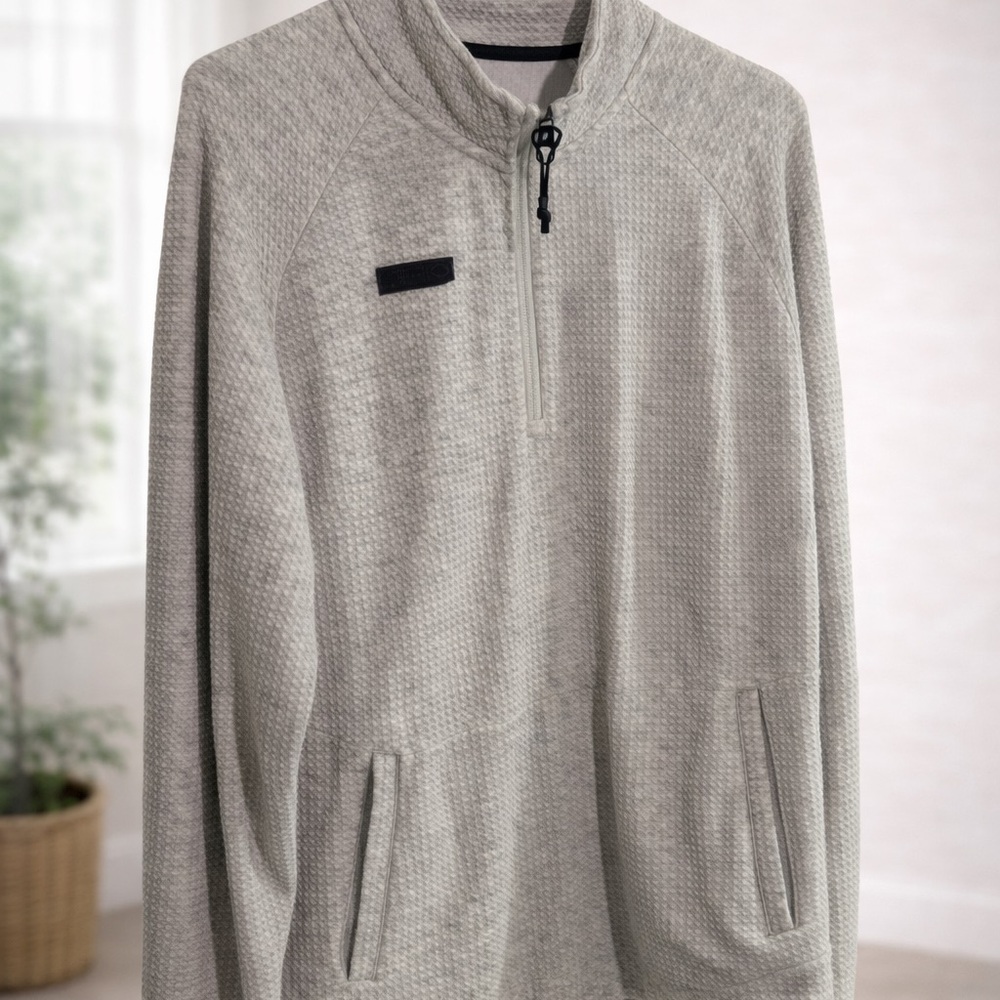 Evoshield White Quarter-Zip Pullover Performance … - image 1